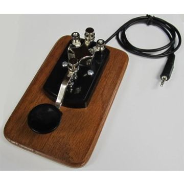 MFJ-553DeluxeWoodBaseTelegraphKey
