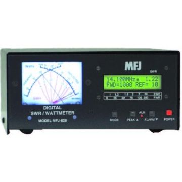 MFJ-828DigitalSWR/Wattmeter/FrequencyCounterwithCrossNeedleMeter