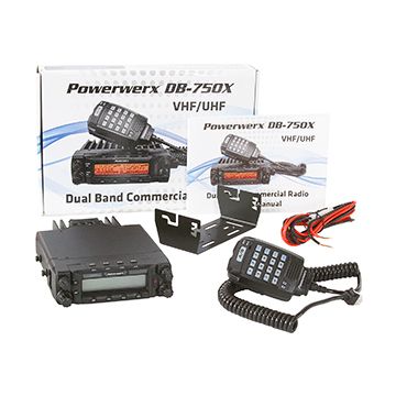 Powerwerx DB-750X Dual Band VHF/UHF Mobile Commercial Transceiver