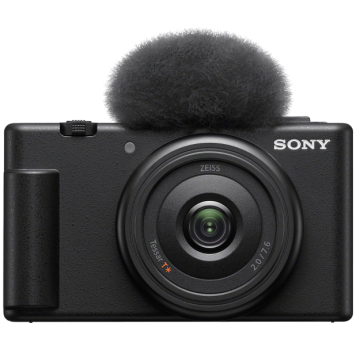 Sony ZV-1F Compact Camera for Content Creators and Vloggers - Black