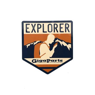 Explorer Large Sticker