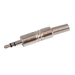 3.5mm Male Nickel Plated Stereo Jack - Durable Connector