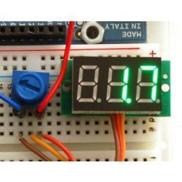 Adafruit 705 Mini 3-Wire Volt Meter - 0-99.9VDC Measurement | GigaParts.com