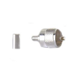 Lands Precision UHF Male PL-259 Connector for RG-8X | GigaParts.com