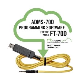 RT Systems Programming Software and USB-57B cable for the Yaesu FT-70D