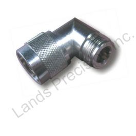 Lands Precision N Male to N Female Right Angle Adapter | GigaParts.com