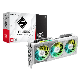 【ASRock】RADEON RX 9070 SL ASRock RX 9070 Steel Legend 16GB Graphics Card - Ultimate 1440p