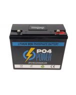 PO4Power 12V 24AH LifePO4 Battery