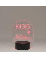 Personalized Laser Etched CW LED Desk Lamp