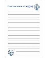 Customized 5.5"x8.5" Stationery Notepad
