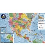 ARRL North America Wall Map