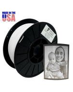 American Filament PLA Lithophane 1.75mm, 1kg Spool, Classic White