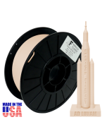 American Filament PLA 1.75mm, 1kg Spool, Ivory White