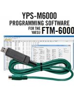 YPS-M6000 Programming Software and USB-77 cable for the Yaesu FTM-6000 radio