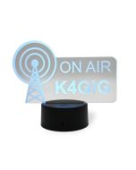 Personalized Laser Etched LED "ON AIR" Desk Lamp - My5201