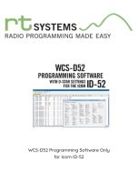 RT Systems Programming Software Only ID-52A