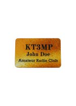 Customizable 3" x 2" Plastic Name Badge