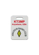 Customizable 4" x 2.75" Plastic Name Badge