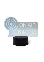 Personalized Laser Etched LED "ON AIR" Desk Lamp - My5201