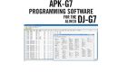 APK-G7 Programming Software Only for the Alinco DJ-G7