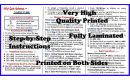 Nifty Manual Yaesu FT-65R Tri-Folded Reference Card