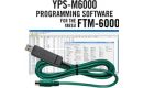 YPS-M6000 Programming Software and USB-77 cable for the Yaesu FTM-6000 radio