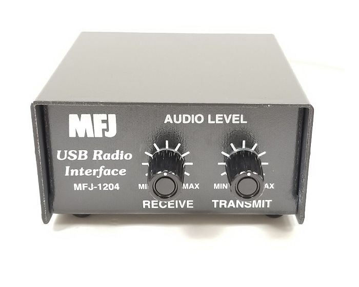 MFJ-1204MD6 USB Rig Interface Unit w// 6-Pin Mini-Din Cable to Data//Acc Port