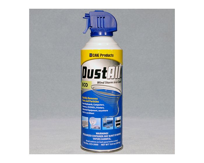 CAIG DustALL Air Duster with Bitterant CCS2000, 10oz/284g