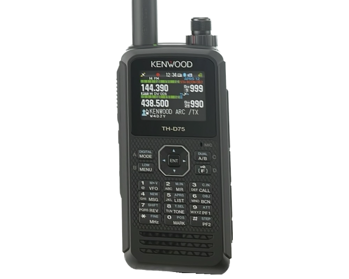 Kenwood TH-D75A 144-220-430MHz Tri-Band Handheld Transceiver with