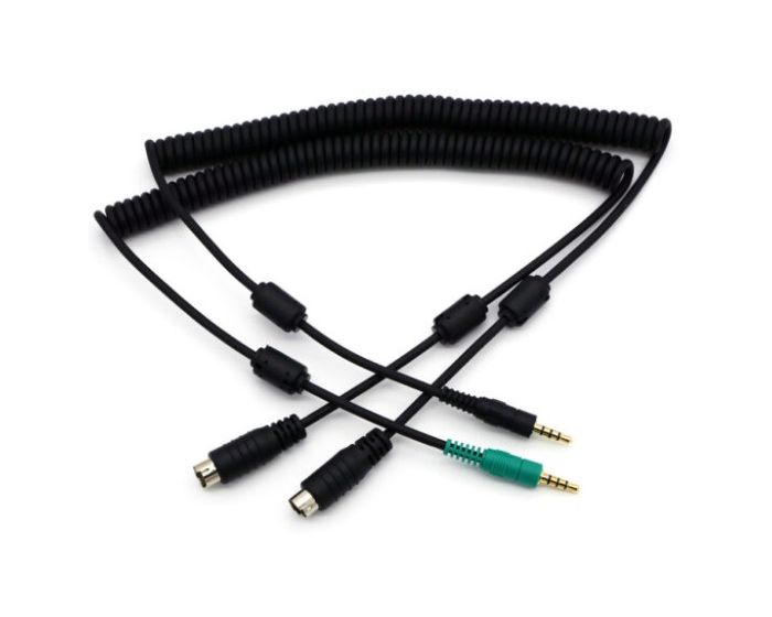 Digirig Cavo Spirale Per Yaesu HT – Per Modalità Digitali FT8, APRS, SSTV Con Connettore TRRS