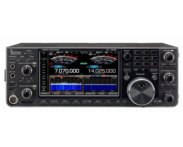 ICOM  7610 Transceiver company Brochure color with  features and info on 7610 