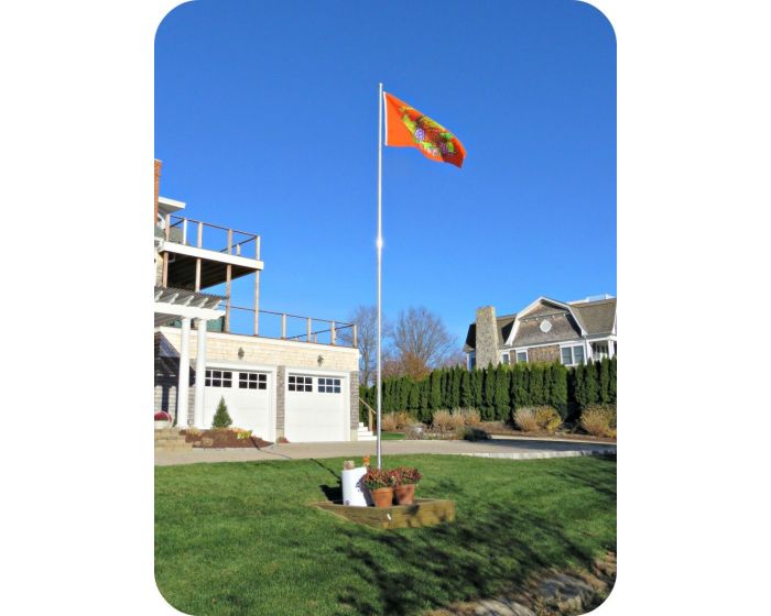 28ft 6-80M Flagpole Antenna GigaParts.com