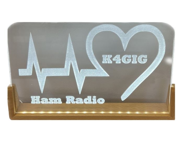 12" Customizable LED Desk Sign