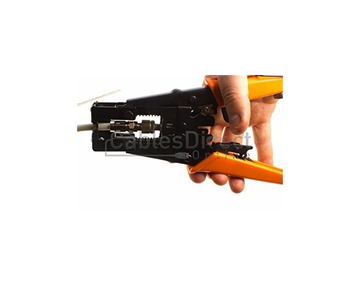 Adjustable Coax Compression Tool