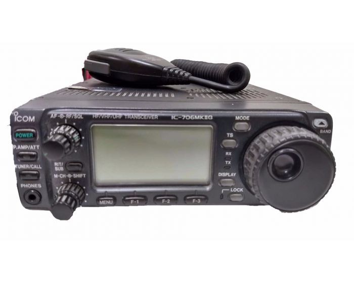 Used Very Good IC706MKIIG HF/VHF/UHF Mobile Transceiver S/N