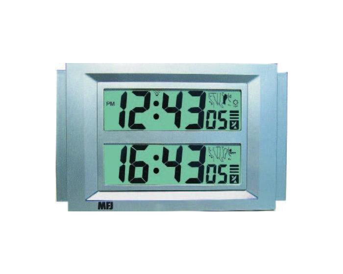 Open Box MFJ121B Atomic Dual Time Zone Clock SN165691