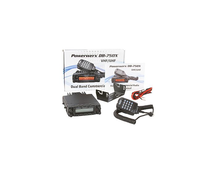 Powerwerx DB750X Dual Band VHF/UHF Mobile Commercial Transceiver