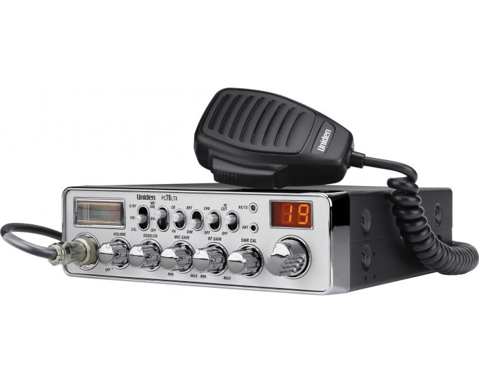 Uniden PC78LTX Truckers CB Radio with SWR Meter, PA, ANL/Noise Blanker   Noise Reduction